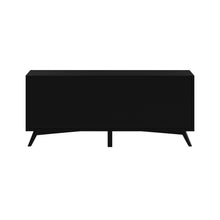 Load image into Gallery viewer, Mid-century modern black large tv stand