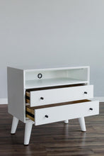 Load image into Gallery viewer, Mid-century modern white large night stand