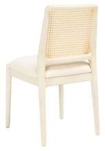 Load image into Gallery viewer, Cane weaving dining chair, white