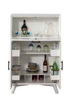 Load image into Gallery viewer, Mid-century modern white large bar cabinet