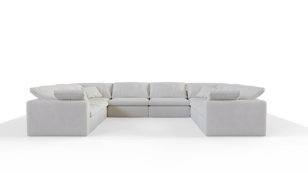 Heavenly cloud sofa + sofa + sofa modular sectional