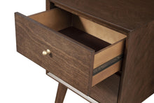 Load image into Gallery viewer, Mid-century modern walnut nightstand