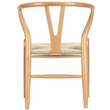 Load image into Gallery viewer, Mid-century Modern Wishbone Natural dining chair