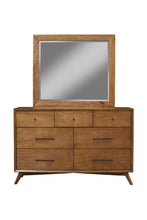 Load image into Gallery viewer, Mid-century modern acorn 7 drawer dresser