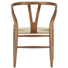 Load image into Gallery viewer, Mid-century Modern Wishbone walnut dining chair