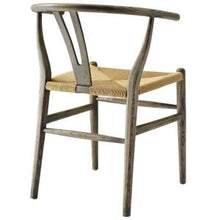 Load image into Gallery viewer, Mid-century Modern Wishbone Gray dining chair