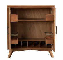 Load image into Gallery viewer, Mid-century acorn small bar cabinet